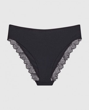 La Senza Bikini Panty Women Underwear Black | kntjEL50