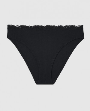 La Senza Bikini Panty Women Underwear Black | 4LCixV5O