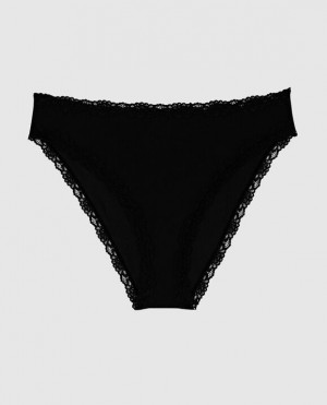 La Senza Bikini Panty Women Underwear Black | DFyHBUSR