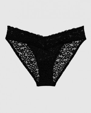 La Senza Bikini Panty Women Underwear Black | s1cTMlnh