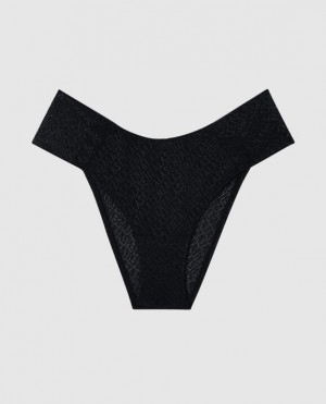 La Senza Bikini Panty Women Underwear Black | jbluYO9B