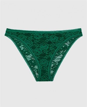 La Senza Bikini Panty Women Underwear Green | oKBINDfq