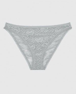 La Senza Bikini Panty Women Underwear Grey | fBACYYNP