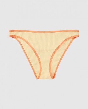 La Senza Bikini Panty Women Underwear Light Yellow | 6D7WWwEQ