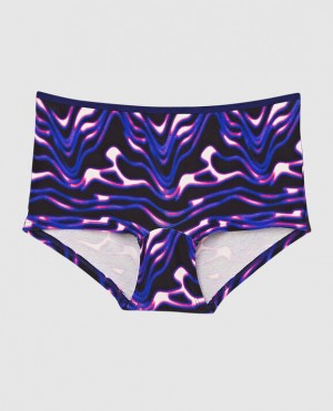 La Senza Boyshort Panty Women Underwear Cosmic Waves | ZVAPJ2AF