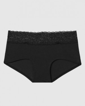 La Senza Boyshort Panty Women Underwear Black | OYHn4iyM