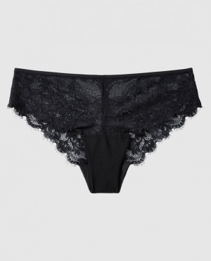 La Senza Cheeky Panty Women Underwear Black | 6gKnJol9