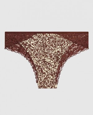 La Senza Cheeky Panty Women Underwear Brown | hF42HxTD