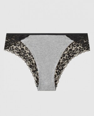 La Senza Cheeky Panty Women Underwear Grey | QC5OmXBg