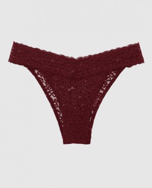 La Senza Cheeky Panty Women Underwear Red Burgundy | vzx38oSm