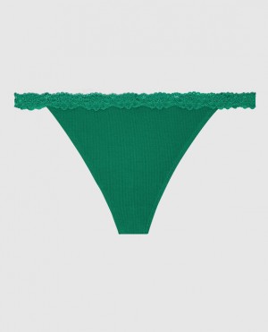 La Senza G-String Panty Women Underwear Green | fm5nSUD8