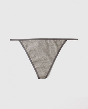 La Senza G-String Panty Women Underwear Grey | BgGi3Lm6