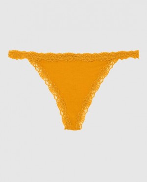 La Senza G-String Panty Women Underwear Limonite | 5uNKpWbZ