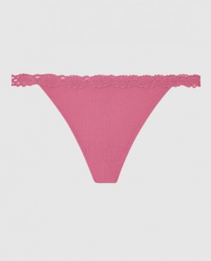 La Senza G-String Panty Women Underwear Rose | YKXoYEI0