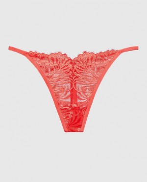 La Senza G-String Panty Women Underwear Red | bHb32JVM