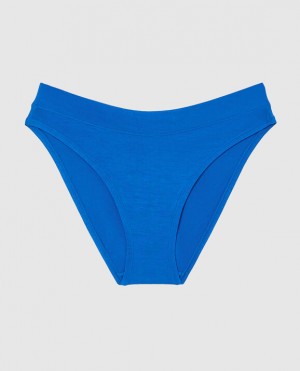 La Senza High Leg Bikini Panty Women Underwear Deep Blue | JG1MLeqZ