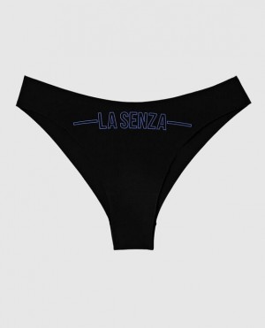 La Senza High Leg Cheeky Panty Women Underwear Blue | 9vOTutbx