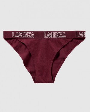 La Senza High Leg Cheeky Panty Women Underwear Zinfandel | pzfxDUEM