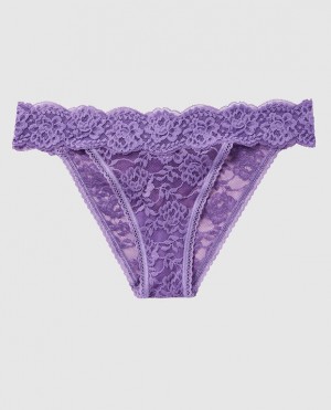 La Senza High Leg Cheeky Panty Women Underwear Purple | udhQOfmx