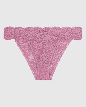 La Senza High Leg Cheeky Panty Women Underwear Rosecrush | pkberMto