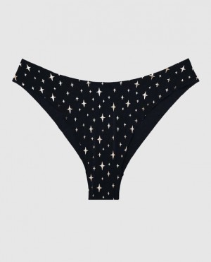 La Senza High Leg Cheeky Panty Women Underwear Black | YH0drkxA