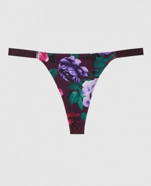 La Senza High Leg Thong Panty Women Underwear After Hours Floral | 6t2Wy6Km