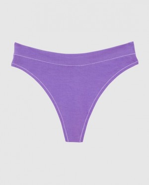 La Senza High Leg Thong Panty Women Underwear Flower | OzsAXQiF