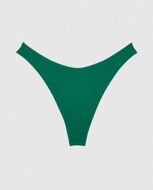 La Senza High Leg Thong Panty Women Underwear Green | PMF4clIz