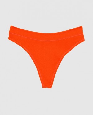 La Senza High Leg Thong Panty Women Underwear Hot Glow | kA9w2I7R