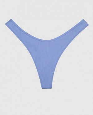 La Senza High Leg Thong Panty Women Underwear Blue | LQT6LtXs