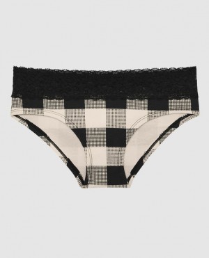 La Senza Hipster Panty Women Underwear Festive Check | 8UGwjvaG