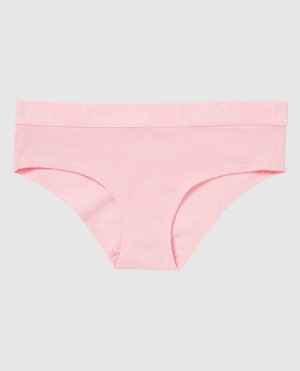 La Senza Hipster Panty Women Underwear Pink White | wdyc8SB3