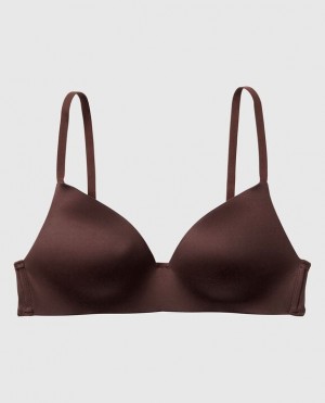 La Senza Light Push Up Wireless Women Bras Beige | edydWRwa