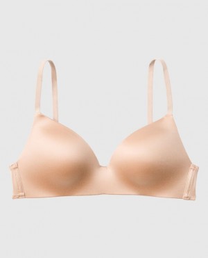 La Senza Light Push Up Wireless Women Bras Rose Brown | NkJXLw4w