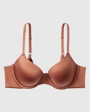 La Senza Lightly Lined Demi Women Bras Caramel Kiss | sIGn0gjX