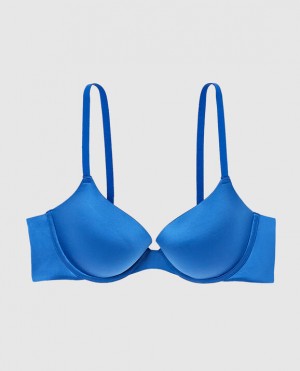 La Senza Lightly Lined Demi Women Bras Deep Blue | m3M2lgY4