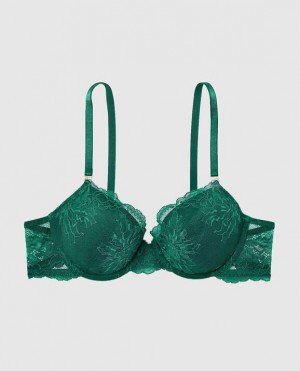 La Senza Lightly Lined Demi Women Bras Green | WqUQdvt7