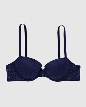 La Senza Lightly Lined Demi Women Bras Ocean Cavern | SzA75bCW