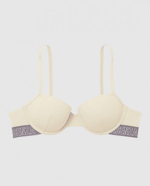 La Senza Lightly Lined Demi Women Bras Pearl | bf093e9g