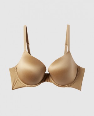 La Senza Lightly Lined Demi Women Bras Pecan | zOXBvCFg