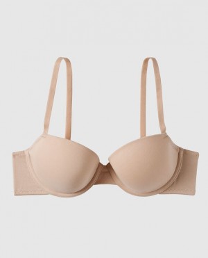 La Senza Lightly Lined Demi Women Bras Rosetan | atxpIU8a