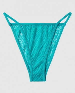 La Senza Mini Cheeky Panty Women Underwear Turquoise | 4fGUduks