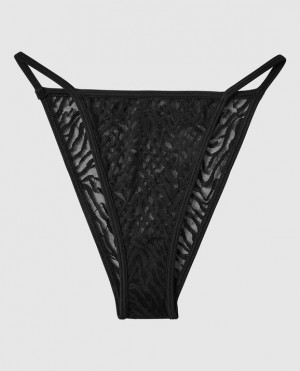 La Senza Mini Cheeky Panty Women Underwear Black | XvpMXgUm