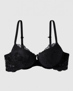 La Senza Push Up Women Bras Black | 9Tr0gUM8