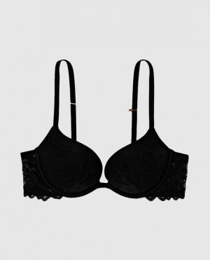 La Senza Push Up Women Bras Black | DPpNo8t3