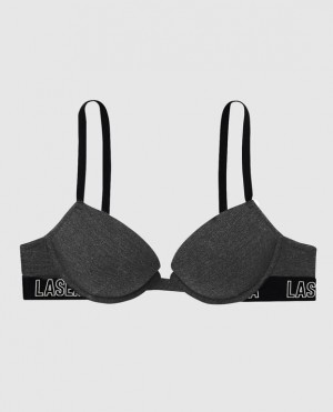 La Senza Push Up Women Bras Black | dbjfjNHS