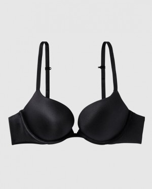 La Senza Push Up Women Bras Black | rP9anY4m