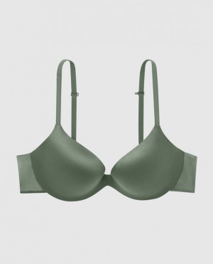 La Senza Push Up Women Bras Dark Forest | viGGbrn4