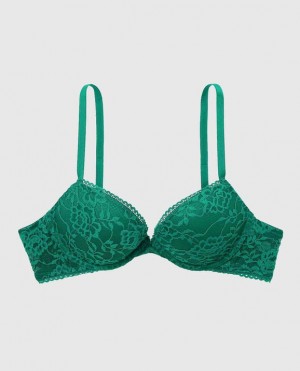 La Senza Push Up Women Bras Green | h5a09LVu