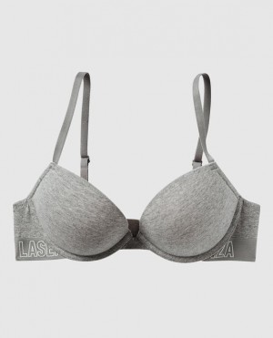 La Senza Push Up Women Bras Grey | 71z7fUbh